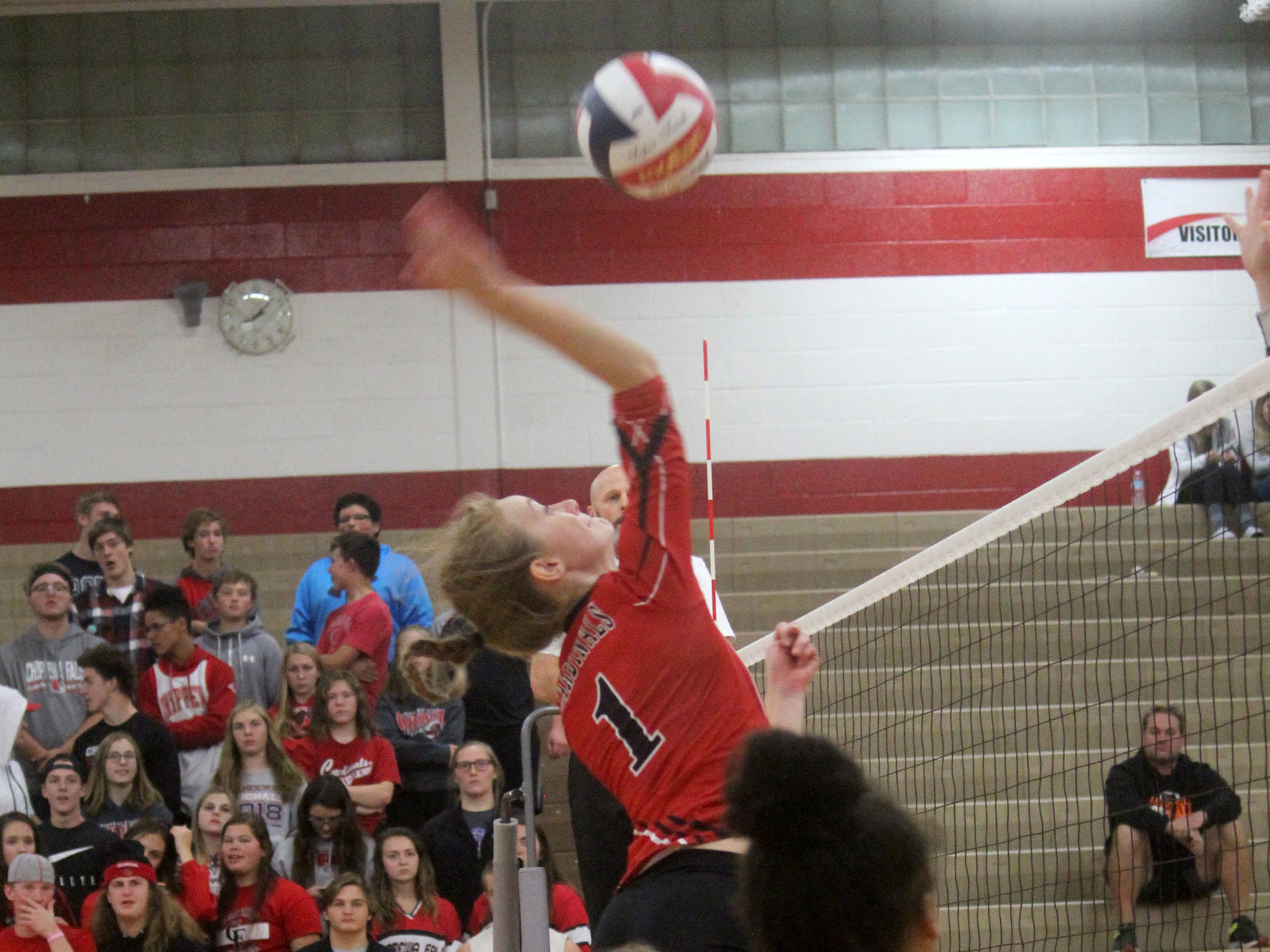 Marshfield at Chi-Hi volleyball 10-18-18